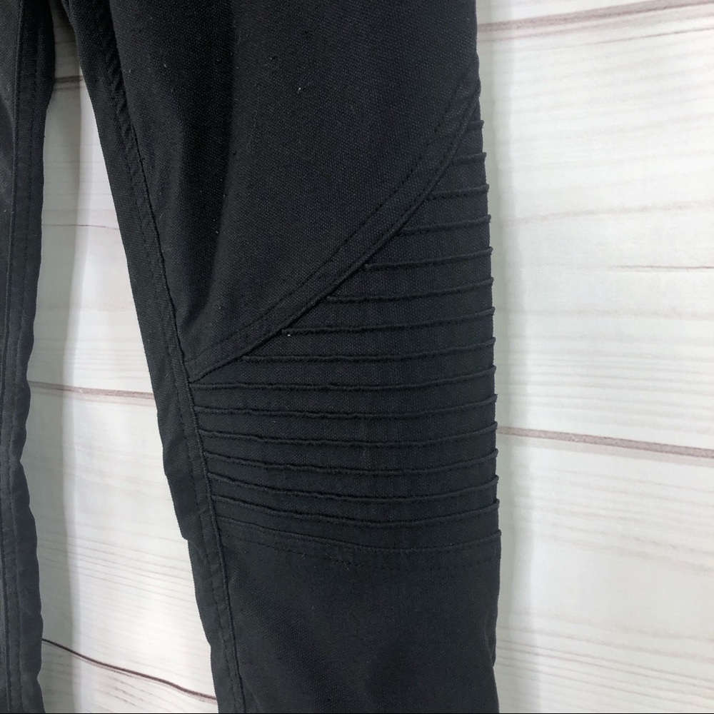 Prana Black Skinny Moto Pants - Picture 11 of 16